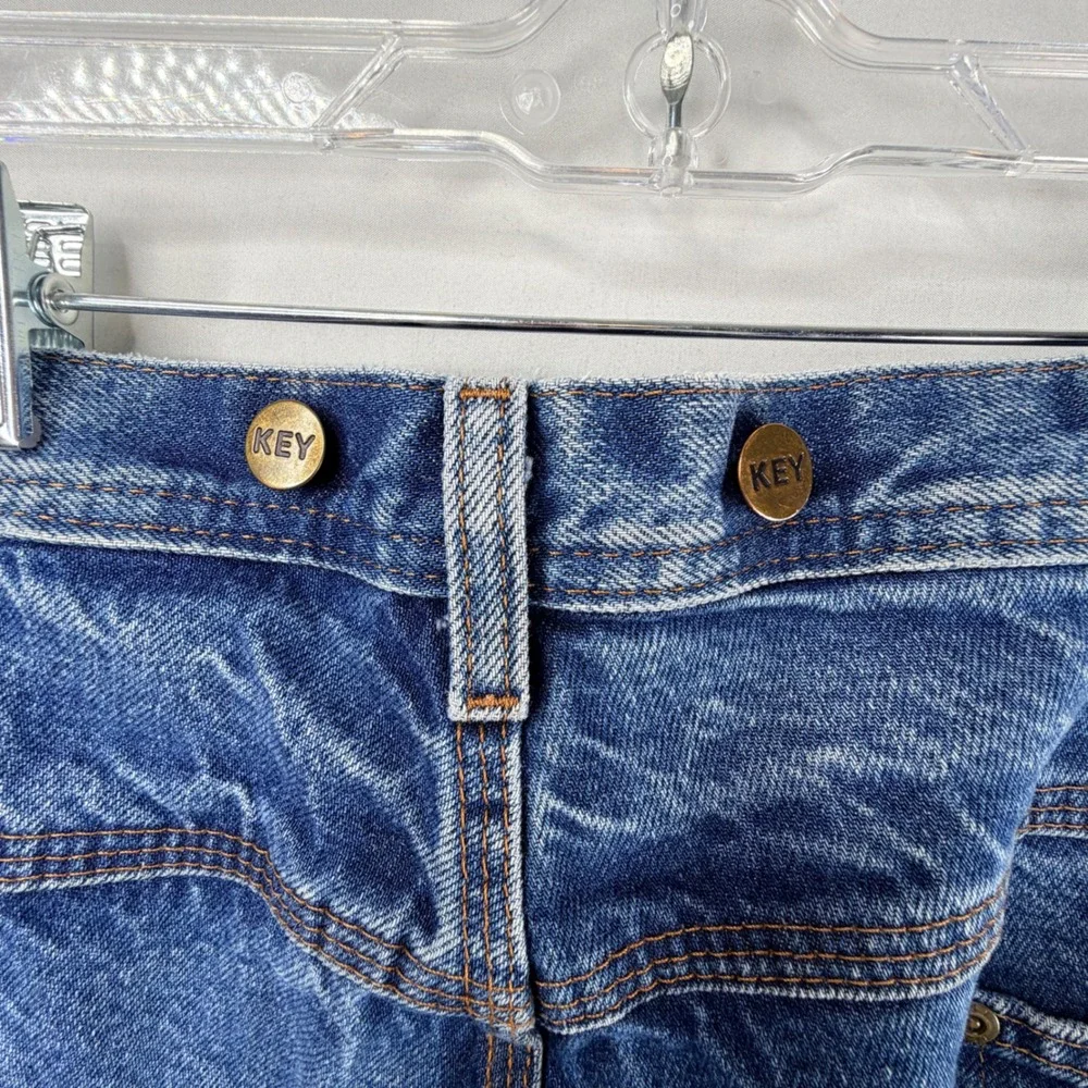 Key Industries Mens Double Front Work Denim Logger Utility Jeans 42x30